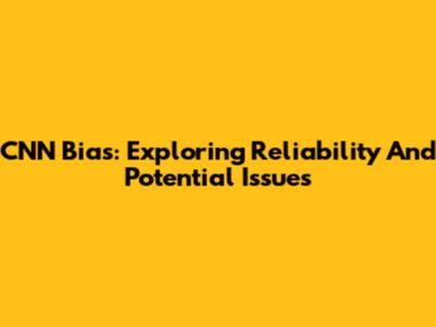 CNN Bias: Exploring Reliability And Potential Issues