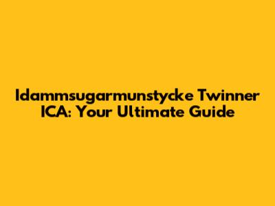 Idammsugarmunstycke Twinner ICA: Your Ultimate Guide